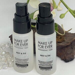 2x Make Up For Ever Mix & Fix 2 Makeup Setting Spray - 1.01 fl oz/30 ml - New*